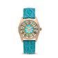 Capri Watch - Orologio Eternity First 36 Rose’ Blue Light Crocodile