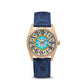 Capri Watch - Orologio Eternity First 36 Rose’ Blue Navy Crocodile