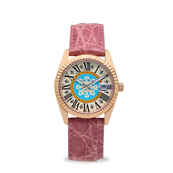 Capri Watch - Orologio Eternity First 36 Rose’ Pink Crocodile