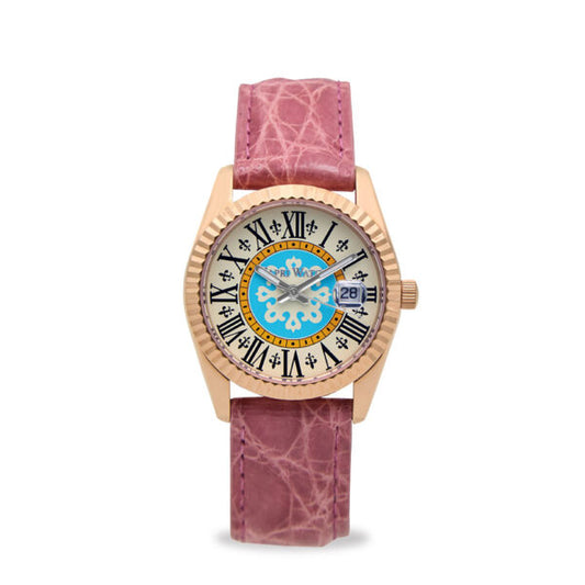 Capri Watch - Orologio Eternity First 36 Rose’ Pink Crocodile