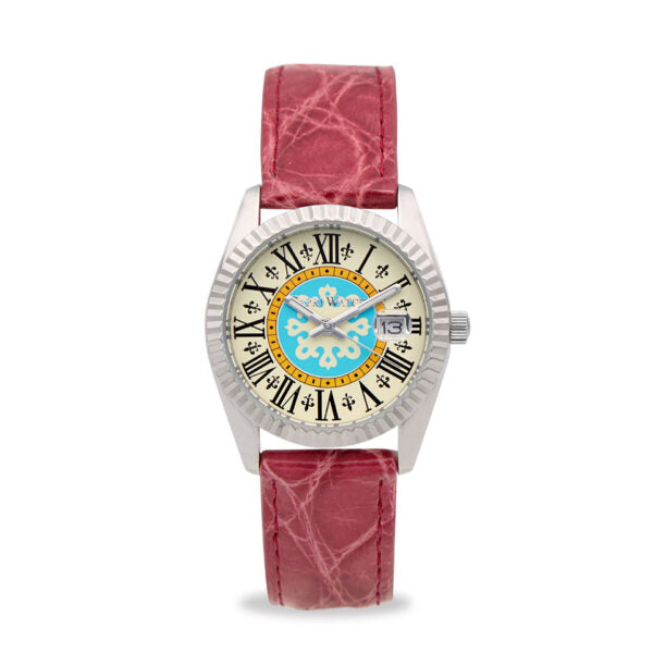 Capri Watch - Orologio Eternity First 36 Fuchsia Crocodile