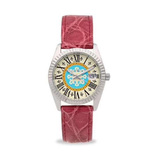 Capri Watch - Orologio Eternity First 36 Fuchsia Crocodile