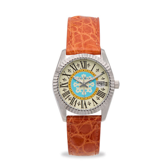 Capri Watch - Orologio Eternity First 36 Orange Crocodile