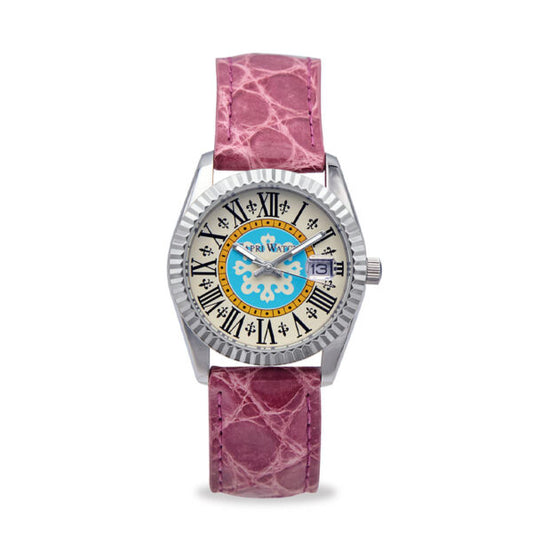 Capri Watch - Orologio Eternity First 36 Pink Crocodile
