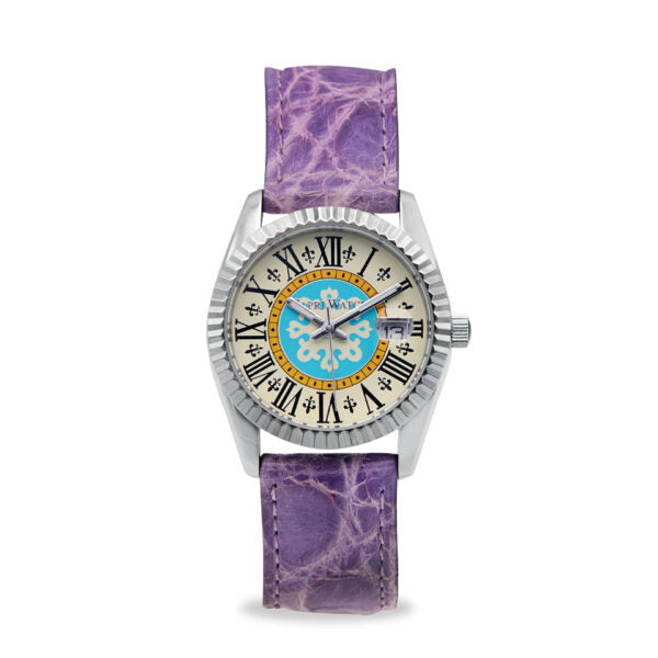 Capri Watch - Orologio Eternity First 36 Purple Crocodile