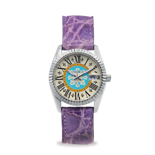 Capri Watch - Orologio Eternity First 36 Purple Crocodile