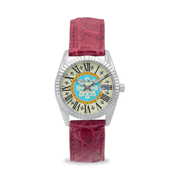 Capri Watch - Orologio Eternity First 36 Red Crocodile