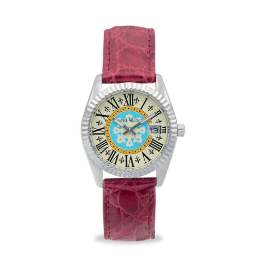 Capri Watch - Orologio Eternity First 36 Red Crocodile