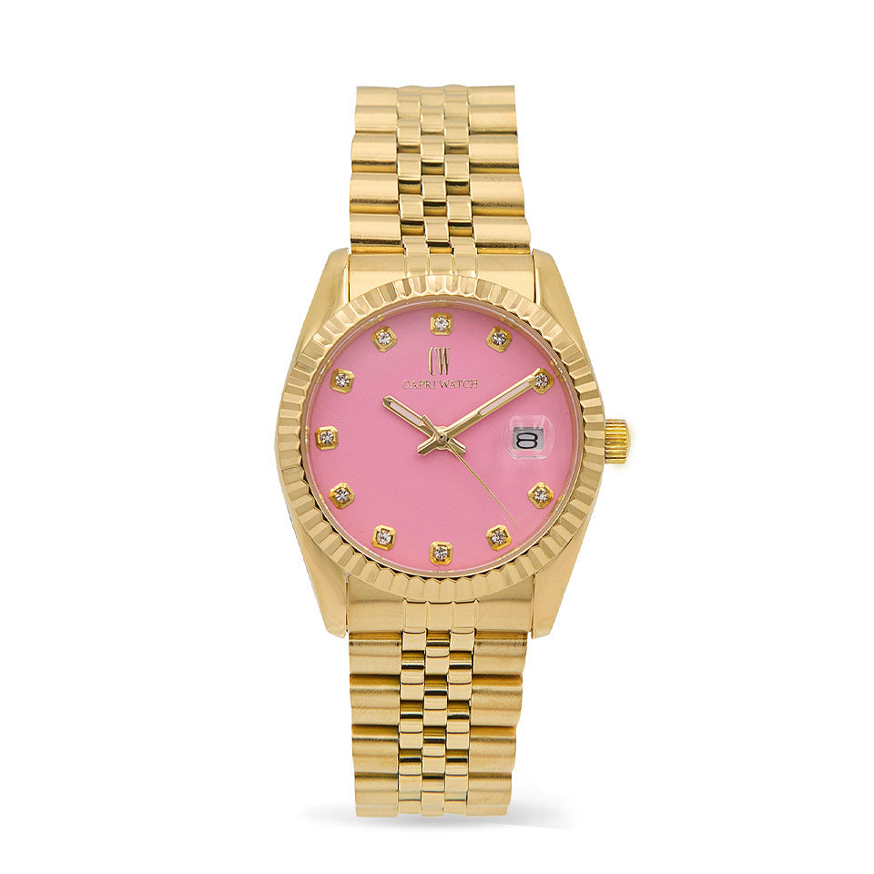 Capri Watch – Orologio Eternity 36 Gold Pink (Ref. 5980-02)