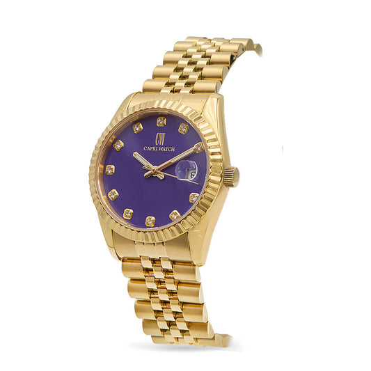 Capri Watch – Orologio Eternity 36 Gold Purple (Ref. 5977)