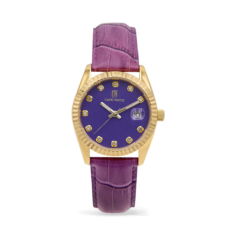Capri Watch – Orologio Eternity 36 Gold Purple-Purple (Ref. 5982-03)