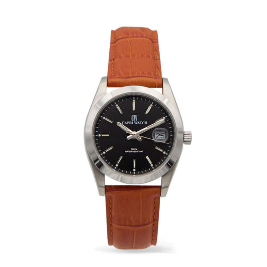 Capri Watch - Orologio Glamour 36 Black-Orange