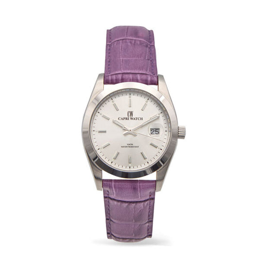 Capri Watch - Orologio Glamour 36 Silver-Purple