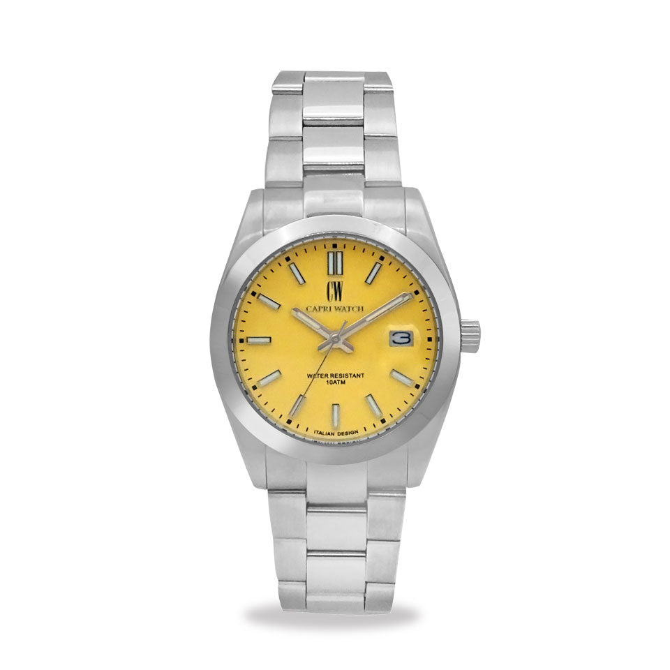 Capri Watch – Orologio Glamour 36 Yellow (Ref. 6132-10)