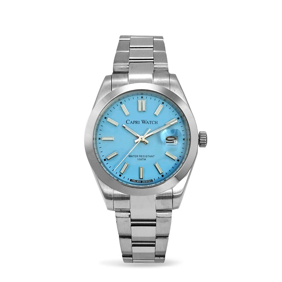 Capri Watch – Orologio Glamour 39 Limited Edition Blue Baby (Ref. 6131-43)