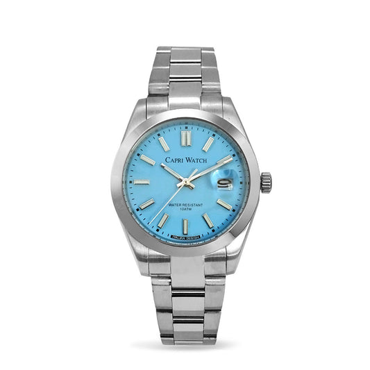 Capri Watch – Orologio Glamour 39 Limited Edition Blue Baby (Ref. 6131-43)