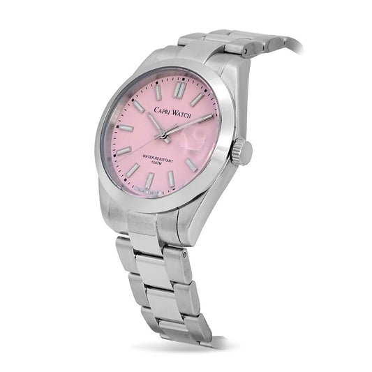 Capri Watch – Orologio Glamour 39 Limited Edition Pink (Ref. 6131-04)