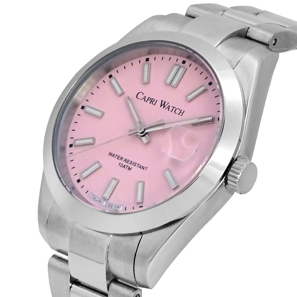 Capri Watch – Orologio Glamour 39 Limited Edition Pink (Ref. 6131-04)