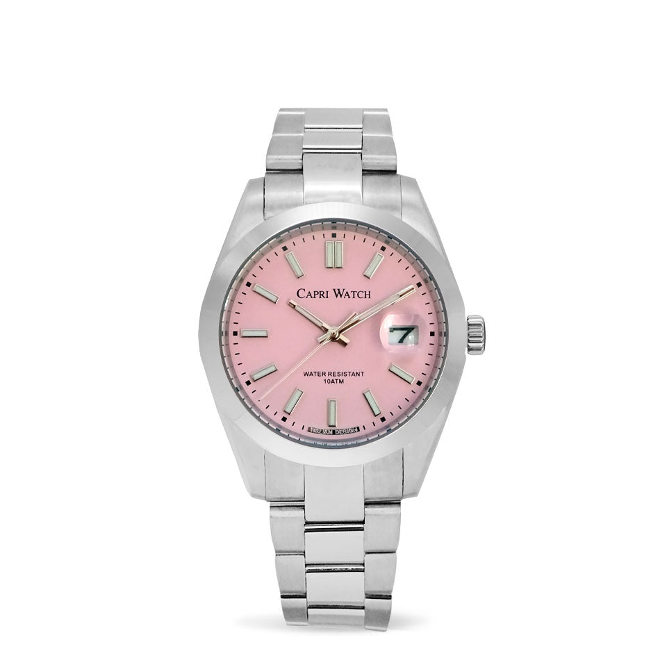 Capri Watch – Orologio Glamour 39 Limited Edition Pink (Ref. 6131-04)