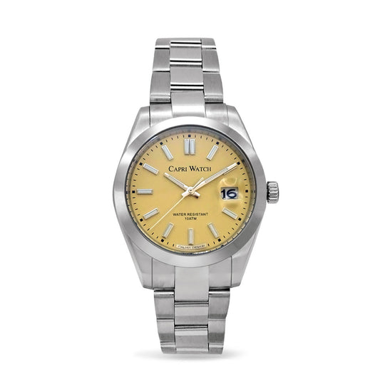 Capri Watch – Orologio Glamour 39 Limited Edition Yellow (Ref. 6131-10)