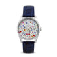 Capri Watch – Orologio Glamour 39 Multijoy Crocodile Blue Navy (Ref. 6106-40)