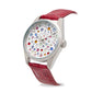 Capri Watch - Orologio Glamour 40 Multijoy Crocodile Red