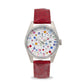 Capri Watch - Orologio Glamour 40 Multijoy Crocodile Red
