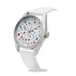 Capri Watch - Orologio Glamour 40 Multijoy Crocodile White