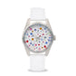 Capri Watch - Orologio Glamour 40 Multijoy Crocodile White