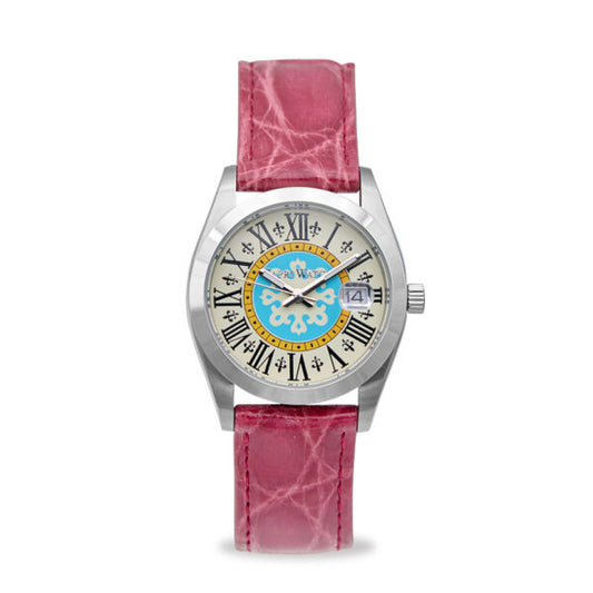 Capri Watch - Orologio Glamour First 36 Fuchsia Crocodile