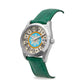 Capri Watch - Orologio Glamour First 36 Green Crocodile