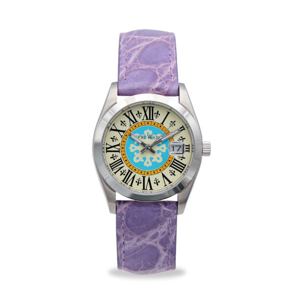 Capri Watch - Orologio Glamour First 36 Purple Crocodile