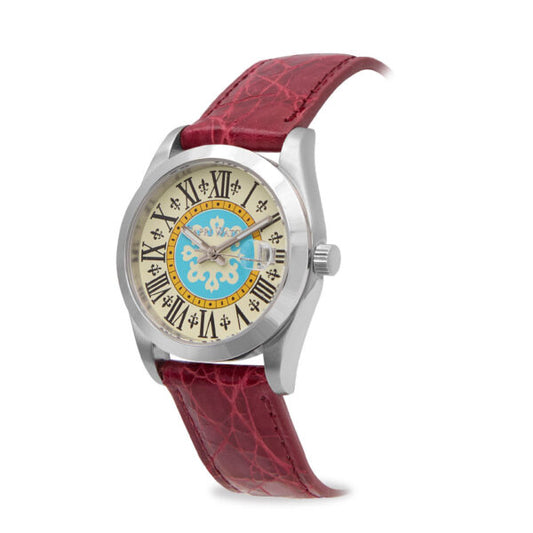 Capri Watch - Orologio Glamour First 36 Red Crocodile