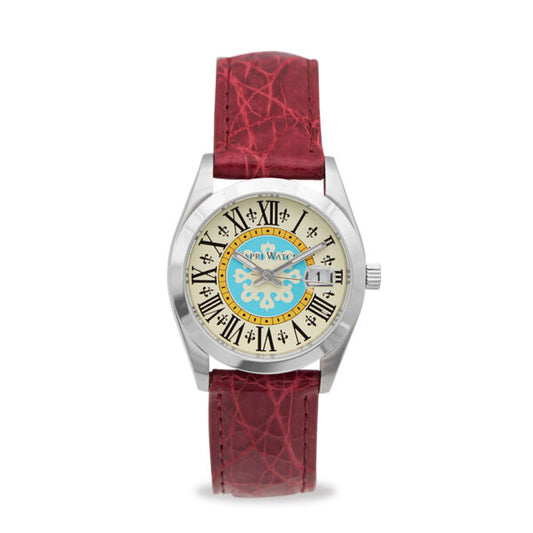 Capri Watch - Orologio Glamour First 36 Red Crocodile