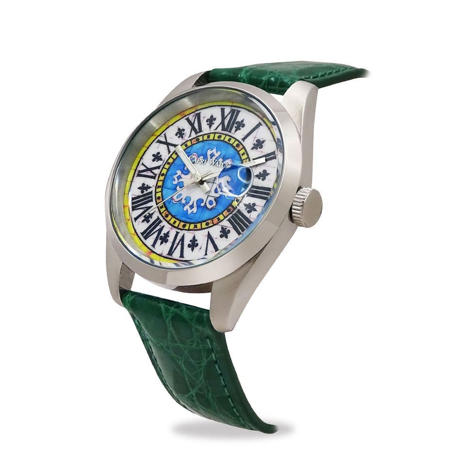 Capri Watch – Orologio Glamour First 39 Crocodile Green (Ref. 6091-50)