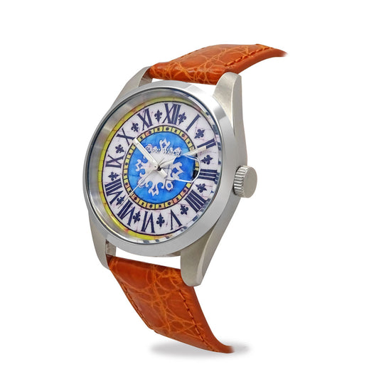 Capri Watch – Orologio Glamour First 39 Crocodile Orange (Ref. 6091-20)