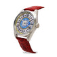 Capri Watch – Orologio Glamour First 39 Crocodile Red (Ref. 6091-30)