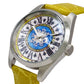 Capri Watch – Orologio Glamour First 39 Crocodile Yellow (Ref. 6091-10)
