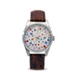 Capri Watch – Orologio Glamour Multijoy 39 Crocodile Brown (Ref. 6106-02)