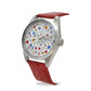 Capri Watch – Orologio Glamour Multijoy 39 Crocodile Fuchsia (Ref. 6106-31)