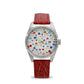 Capri Watch – Orologio Glamour Multijoy 39 Crocodile Fuchsia (Ref. 6106-31)
