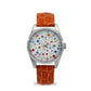 Capri Watch – Orologio Glamour Multijoy 39 Crocodile Orange (Ref. 6106-20)