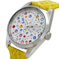 Capri Watch – Orologio Glamour Multijoy 39 Crocodile Yellow (Ref. 6106-10)
