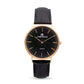 Capri Watch - Orologio Minimal Rosè 40 Black
