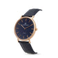Capri Watch - Orologio Minimal Rosè 40 Blue