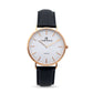 Capri Watch - Orologio Minimal Rosè 40 White-Black