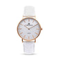 Capri Watch - Orologio Minimal Rosè 40 White-White
