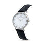 Capri Watch - Orologio Minimal 36 White Strass-Black