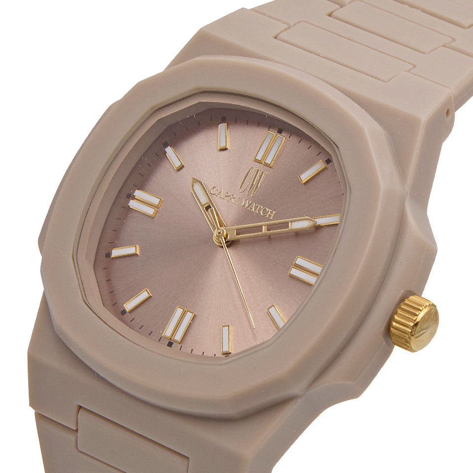 Capri Watch – Orologio Rainbow 38 Beige (Ref. 6046)