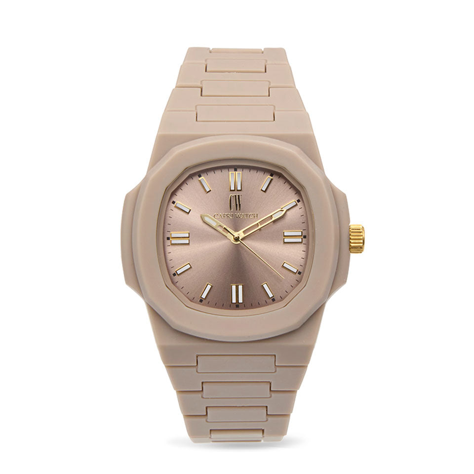 Capri Watch – Orologio Rainbow 38 Beige (Ref. 6046)